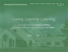 Tablet Screenshot of friendswoodfriends.org